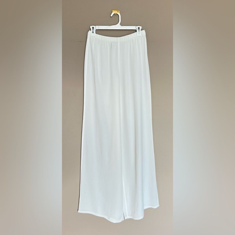 Soft Surroundings White Flowy Tunic & Pants Set - Picture 6 of 11